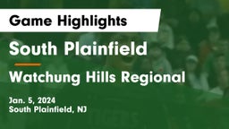 South Plainfield  vs Watchung Hills Regional  Game Highlights - Jan. 5, 2024