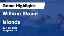 William Blount  vs Islands  Game Highlights - Dec. 30, 2022