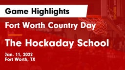 Fort Worth Country Day  vs The Hockaday School Game Highlights - Jan. 11, 2022
