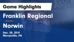 Franklin Regional  vs Norwin  Game Highlights - Dec. 28, 2019
