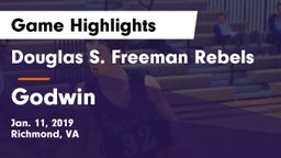 Douglas S. Freeman Rebels vs Godwin  Game Highlights - Jan. 11, 2019