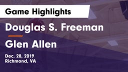 Douglas S. Freeman  vs Glen Allen  Game Highlights - Dec. 28, 2019