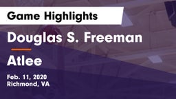 Douglas S. Freeman  vs Atlee Game Highlights - Feb. 11, 2020