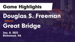 Douglas S. Freeman  vs Great Bridge  Game Highlights - Jan. 8, 2022