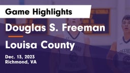 Douglas S. Freeman  vs Louisa County  Game Highlights - Dec. 13, 2023