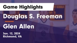 Douglas S. Freeman  vs Glen Allen  Game Highlights - Jan. 12, 2024