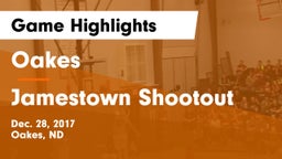 Oakes  vs Jamestown Shootout Game Highlights - Dec. 28, 2017