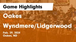 Oakes  vs Wyndmere/Lidgerwood  Game Highlights - Feb. 29, 2024