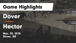 Dover  vs Hector  Game Highlights - Nov. 20, 2018