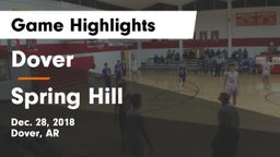 Dover  vs Spring Hill Game Highlights - Dec. 28, 2018