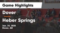 Dover  vs Heber Springs  Game Highlights - Jan. 24, 2020