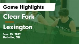 Clear Fork  vs Lexington  Game Highlights - Jan. 15, 2019