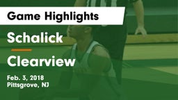 Schalick  vs Clearview Game Highlights - Feb. 3, 2018