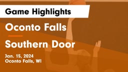 Oconto Falls  vs Southern Door  Game Highlights - Jan. 15, 2024