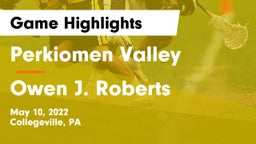 Perkiomen Valley  vs Owen J. Roberts  Game Highlights - May 10, 2022