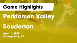 Perkiomen Valley  vs Souderton  Game Highlights - April 1, 2023