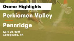 Perkiomen Valley  vs Pennridge  Game Highlights - April 20, 2024