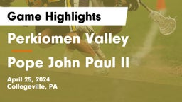 Perkiomen Valley  vs Pope John Paul II Game Highlights - April 25, 2024