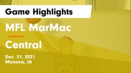 MFL MarMac  vs Central  Game Highlights - Dec. 21, 2021