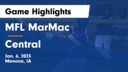MFL MarMac  vs Central  Game Highlights - Jan. 6, 2023
