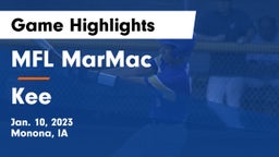 MFL MarMac  vs Kee  Game Highlights - Jan. 10, 2023