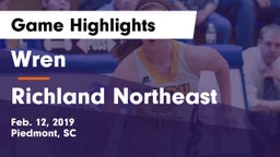 Wren  vs Richland Northeast Game Highlights - Feb. 12, 2019