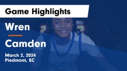 Wren  vs Camden Game Highlights - March 2, 2024