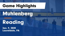 Muhlenberg  vs Reading  Game Highlights - Jan. 9, 2020
