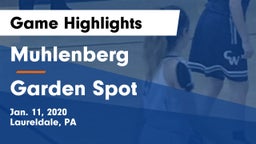Muhlenberg  vs Garden Spot  Game Highlights - Jan. 11, 2020