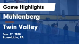 Muhlenberg  vs Twin Valley  Game Highlights - Jan. 17, 2020