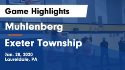 Muhlenberg  vs Exeter Township  Game Highlights - Jan. 28, 2020