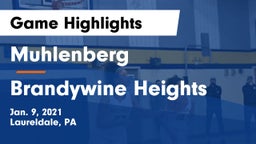 Muhlenberg  vs Brandywine Heights  Game Highlights - Jan. 9, 2021