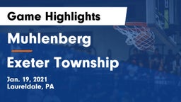 Muhlenberg  vs Exeter Township  Game Highlights - Jan. 19, 2021