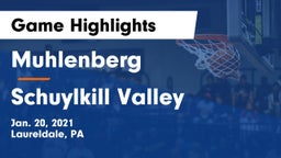 Muhlenberg  vs Schuylkill Valley  Game Highlights - Jan. 20, 2021