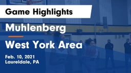Muhlenberg  vs West York Area  Game Highlights - Feb. 10, 2021