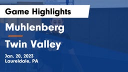 Muhlenberg  vs Twin Valley  Game Highlights - Jan. 20, 2023