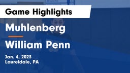 Muhlenberg  vs William Penn  Game Highlights - Jan. 4, 2023