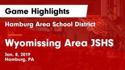 Hamburg Area School District vs Wyomissing Area JSHS Game Highlights - Jan. 8, 2019