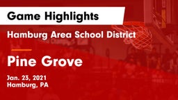 Hamburg Area School District vs Pine Grove  Game Highlights - Jan. 23, 2021