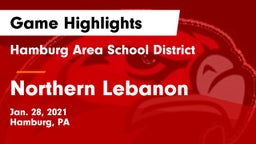 Hamburg Area School District vs Northern Lebanon  Game Highlights - Jan. 28, 2021