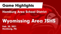 Hamburg Area School District vs Wyomissing Area JSHS Game Highlights - Feb. 20, 2021