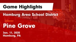 Hamburg Area School District vs Pine Grove Game Highlights - Jan. 11, 2020