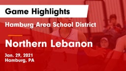 Hamburg Area School District vs Northern Lebanon  Game Highlights - Jan. 29, 2021