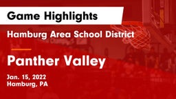 Hamburg Area School District vs Panther Valley  Game Highlights - Jan. 15, 2022