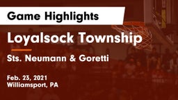 Loyalsock Township  vs Sts. Neumann & Goretti  Game Highlights - Feb. 23, 2021