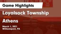 Loyalsock Township  vs Athens  Game Highlights - March 1, 2021
