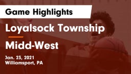 Loyalsock Township  vs Midd-West  Game Highlights - Jan. 23, 2021