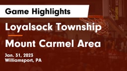 Loyalsock Township  vs Mount Carmel Area  Game Highlights - Jan. 31, 2023