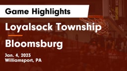 Loyalsock Township  vs Bloomsburg  Game Highlights - Jan. 4, 2023