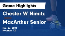 Chester W Nimitz  vs MacArthur Senior  Game Highlights - Jan. 26, 2021